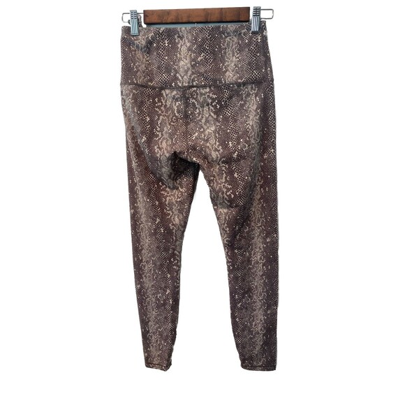 Varley Century Snake Leggings Size Small S Animal Viper Grey Pumice - Picture 6 of 9